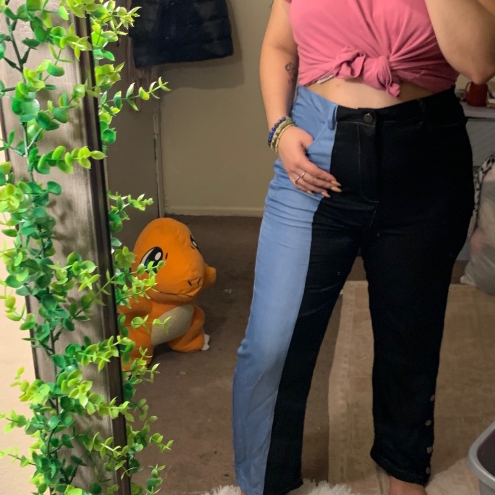 🐛Black&Jean Pants